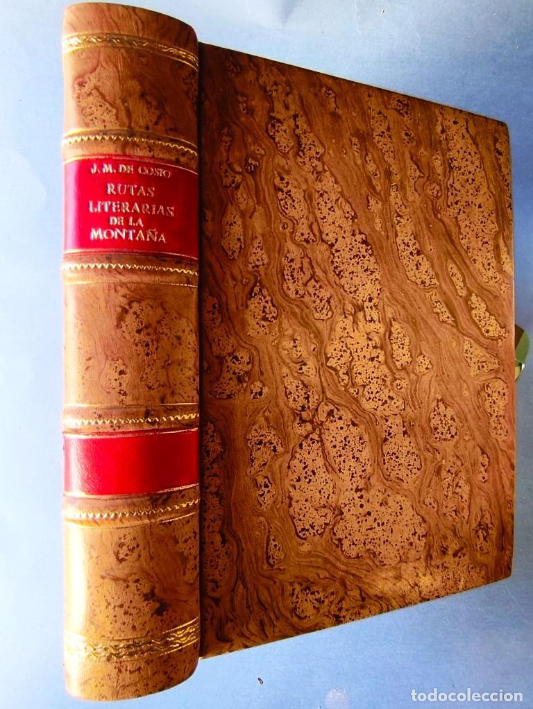 Libros: RUTAS LITERARIAS DE LA MONTA&Ntilde;A. - COSS&Iacute;O, Jos&eacute; M&ordf; de.