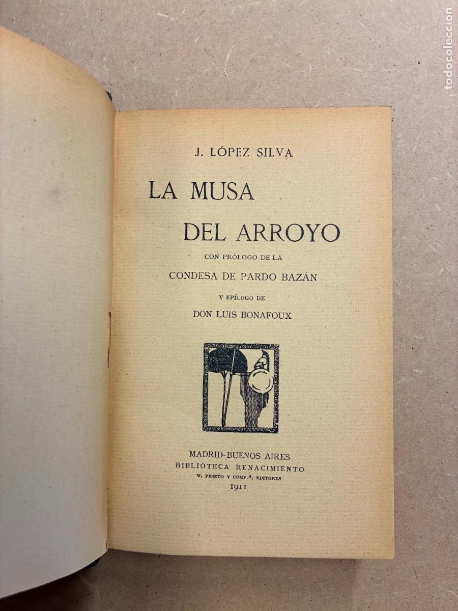 Libros: LA MUSA DEL ARROYO. - J. L&Oacute;PEZ SILVA.