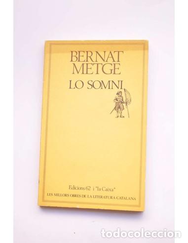 Libros: Lo somni - METGE, Bernat