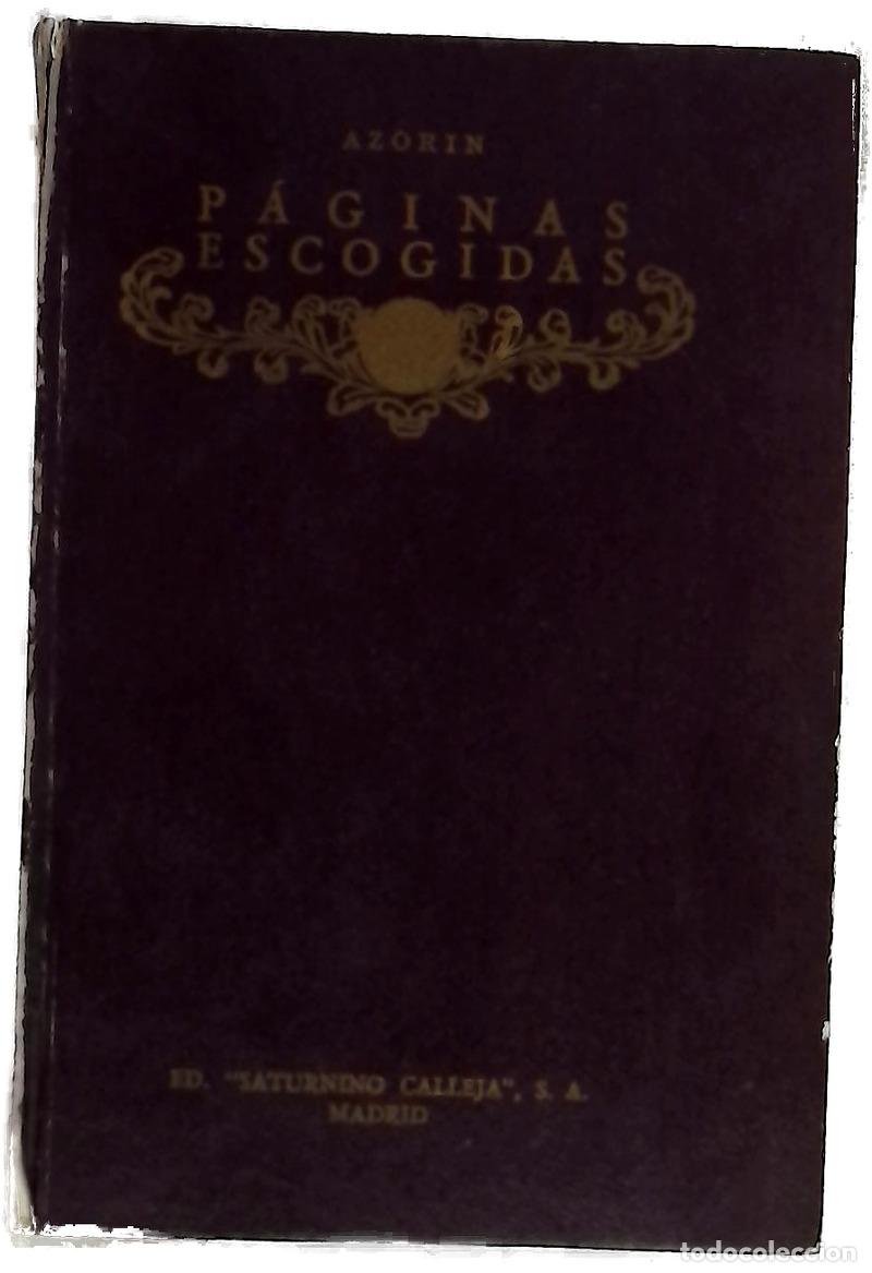 Libri di seconda mano: P&aacute;ginas escogidas - Azor&iacute;n