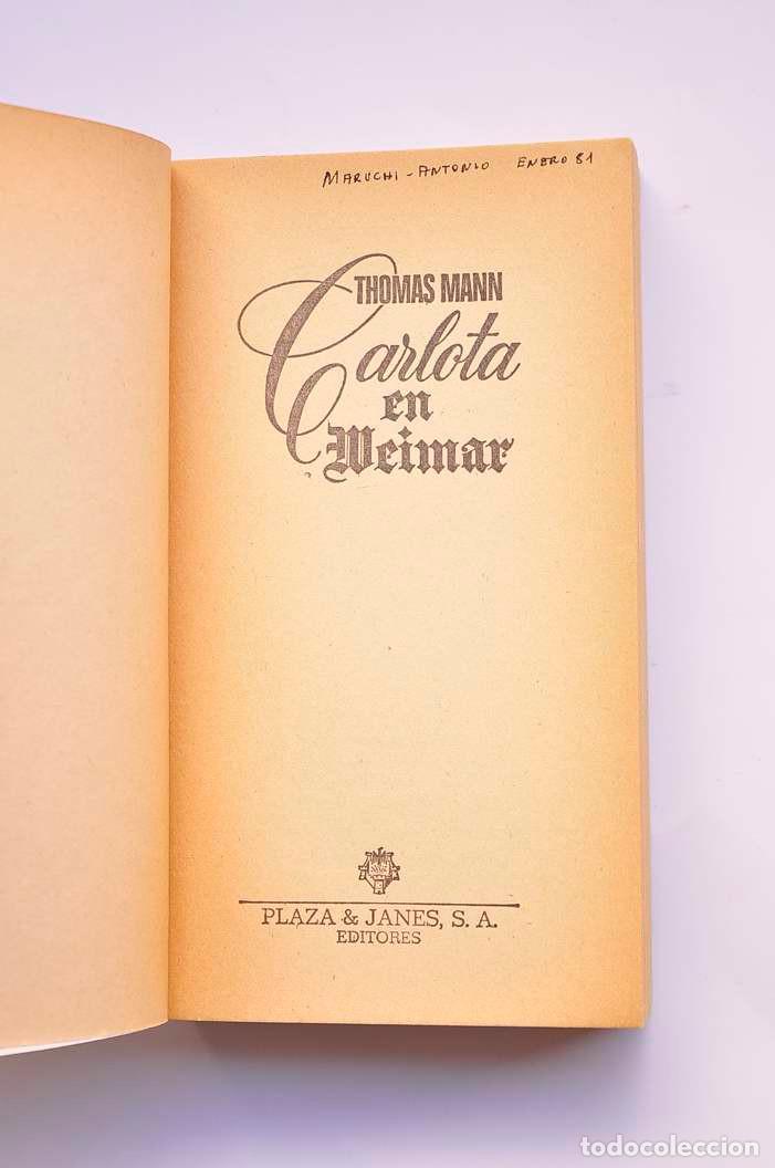Libros: Carlota en Weimar - MANN, Thomas - Foto 2