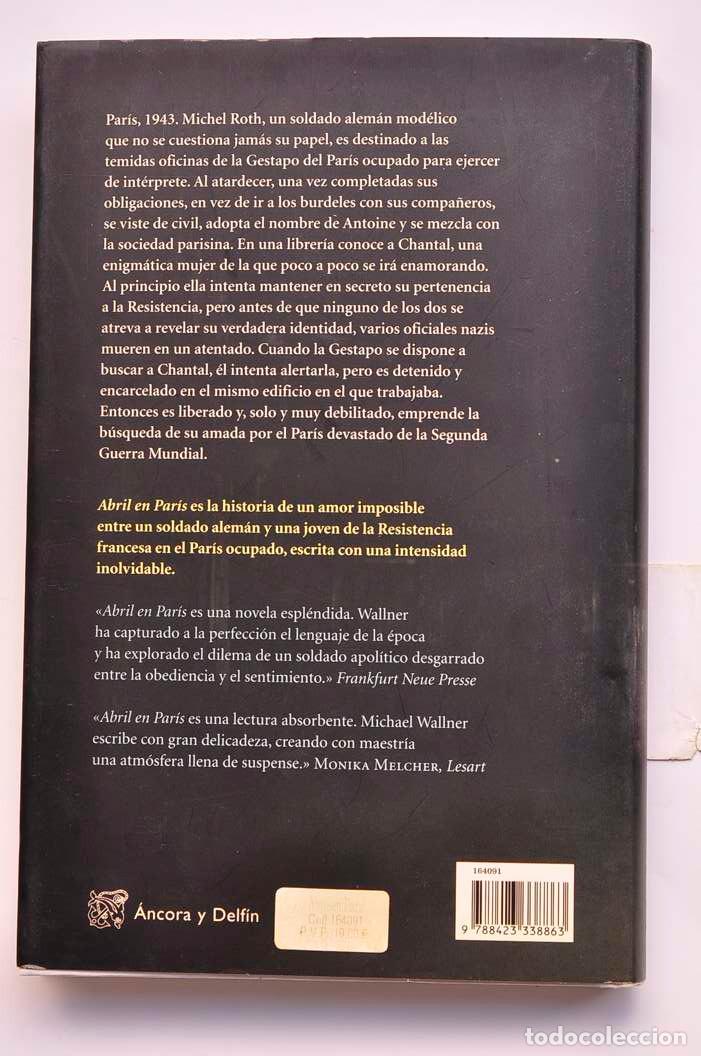 Libros: Abril en Par&iacute;s - WALLNER, Michael - Foto 4