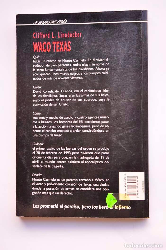 Libros: La masacre de Waco, Texas - LINEDECKER, Clifford L. - Foto 3