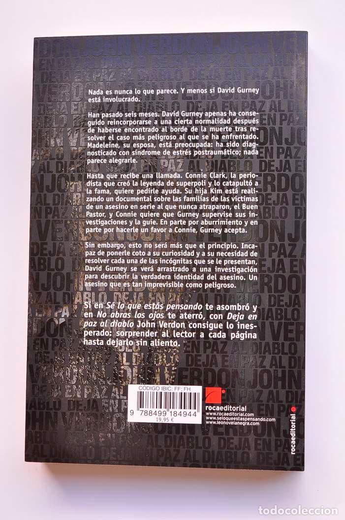 Libros: Deja en paz al diablo - VERDON, John - Foto 3