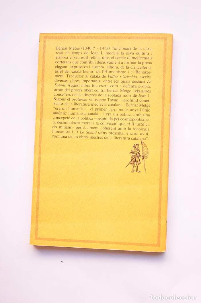 Libros: Lo somni - METGE, Bernat - Foto 3