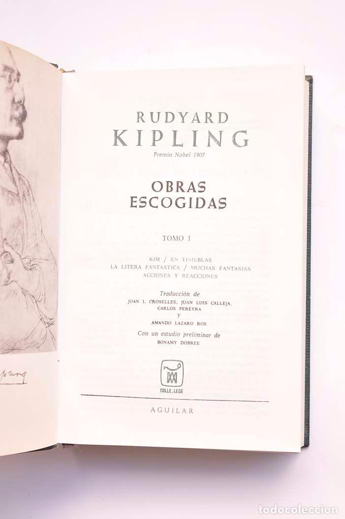 Libros: Ruyard Kipling. Obras escogidas. Tomo I. - KIPLING, Ruyard - Foto 2