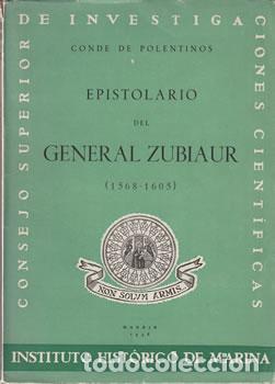 Libros: Epistolario del General Zubiaur (1568-1605) - Conde de Polentinos