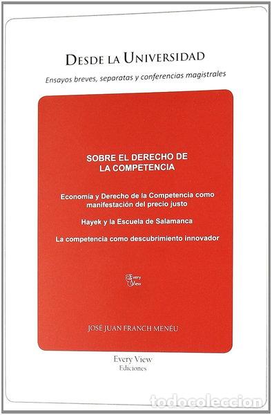 Libros: Sobre el derecho de la competencia- 9788493801953