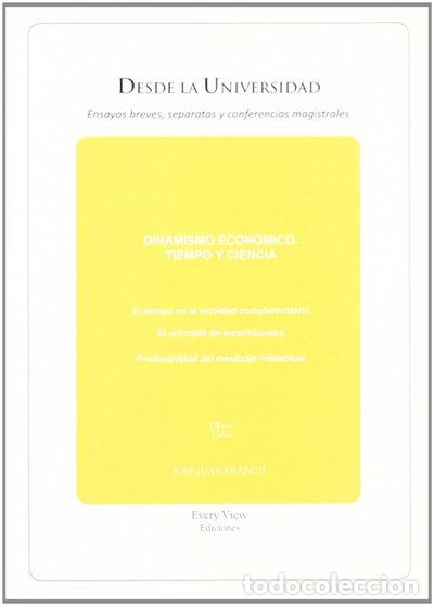 Livres: Dinamismo econ&oacute;mico, tiempo y ciencia- 9788493685270
