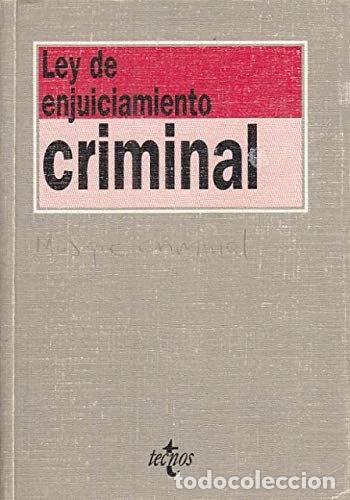 Libros: Ley de Enjuiciamiento Criminal- 9788430933815