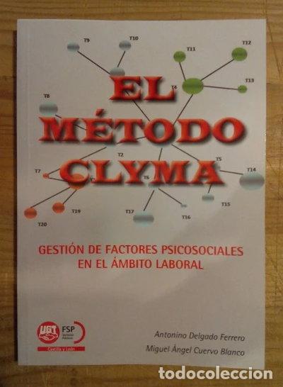 Libros: El m&eacute;todo Clyma. Gesti&oacute;n de factores psicosociales en el &aacute;mbito laboral- 9788469267226