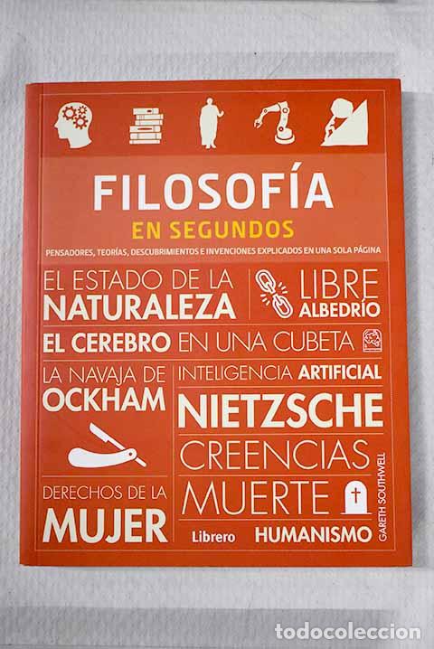 Livros em segunda m&atilde;o: Filosof&iacute;a en segundos: pensadores, teor&iacute;as.- Southwell, Gareth