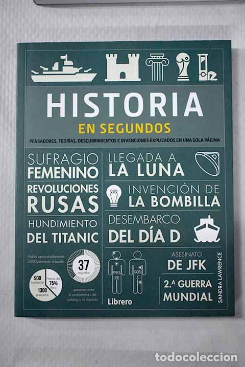 Livros em segunda m&atilde;o: Historia en segundos: pensadores, teor&iacute;as.- Lawrence, Sandra