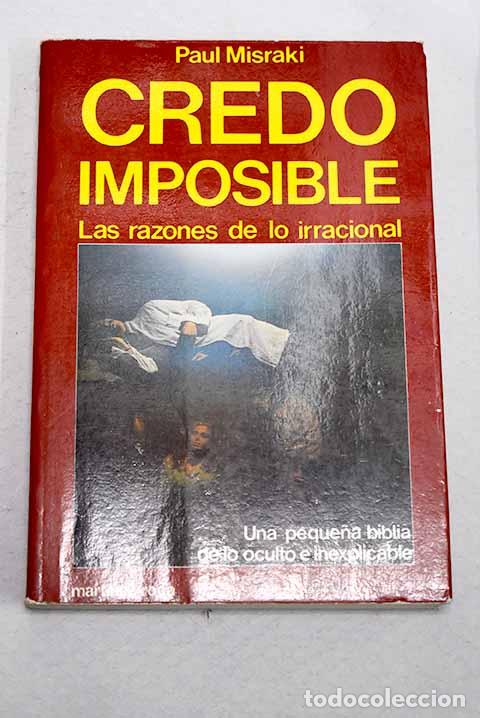 Livres: Credo imposible: Misraki, Paul.- Misraki, Paul