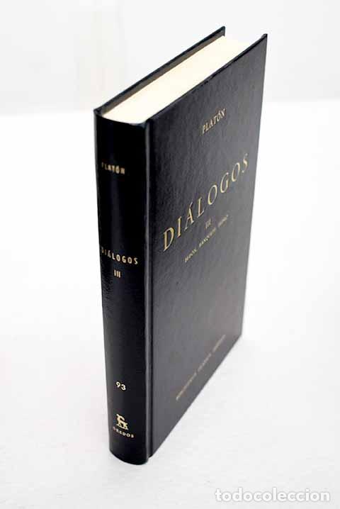 Libros: Di&aacute;logos, tomo III: Plat&oacute;n.- Plat&oacute;n