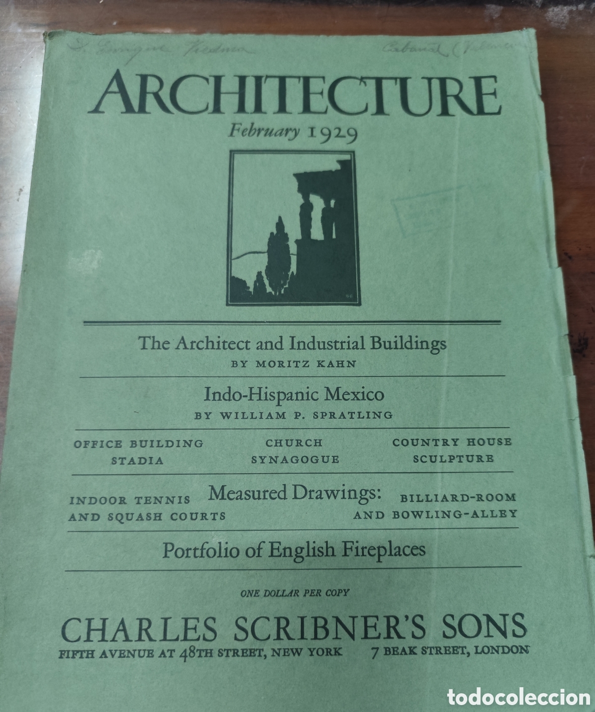 Libros: ARCHITECTURE Vol. LIX n&ordm; 2. February 1929. Arquitectura