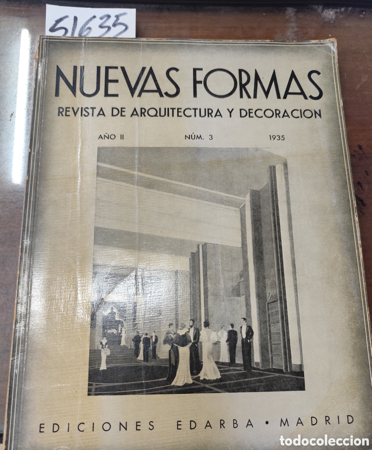 Libros: NUEVAS FORMAS. Revista de Arquitectura y Decoraci&oacute;n. A&ntilde;o II. n&ordm; 3 A&ntilde;o 1935 - REVISTA