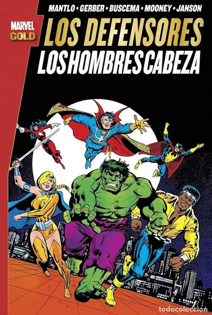 Livres: LOS DEFENSORES. LOS HOMBRES CABEZA - Steve Gerber; Sal Buscema; Bill Mantlo; Sam Grainger