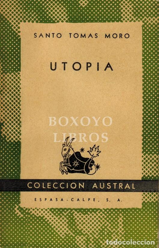 books: MORO, Santo Tom&aacute;s. Utop&iacute;a