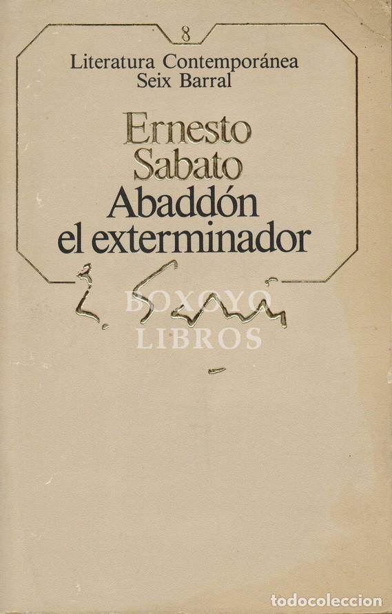 books: S&Aacute;BATO, Ernesto. Abadd&oacute;n el exterminador