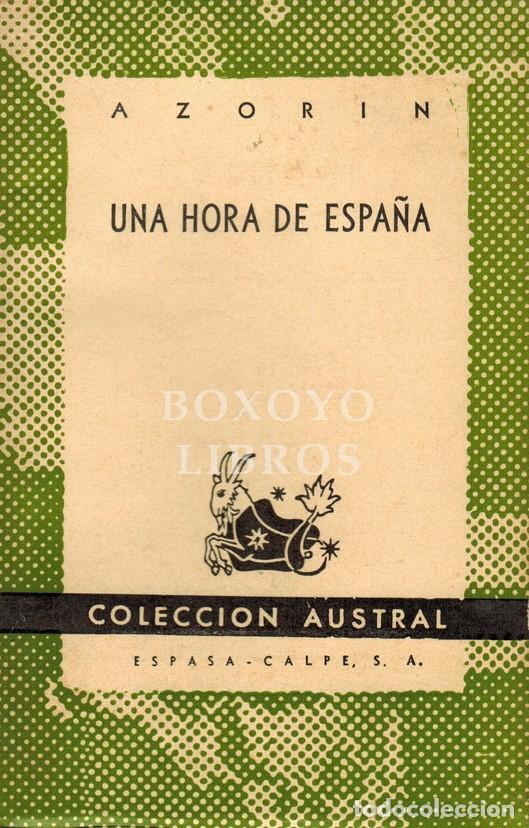 Livres: AZOR&Iacute;N. Una hora de Espa&ntilde;a