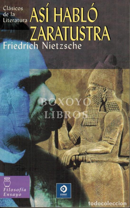 Livres: NIETZSCHE, Friedrich. As&iacute; habl&oacute; Zaratustra