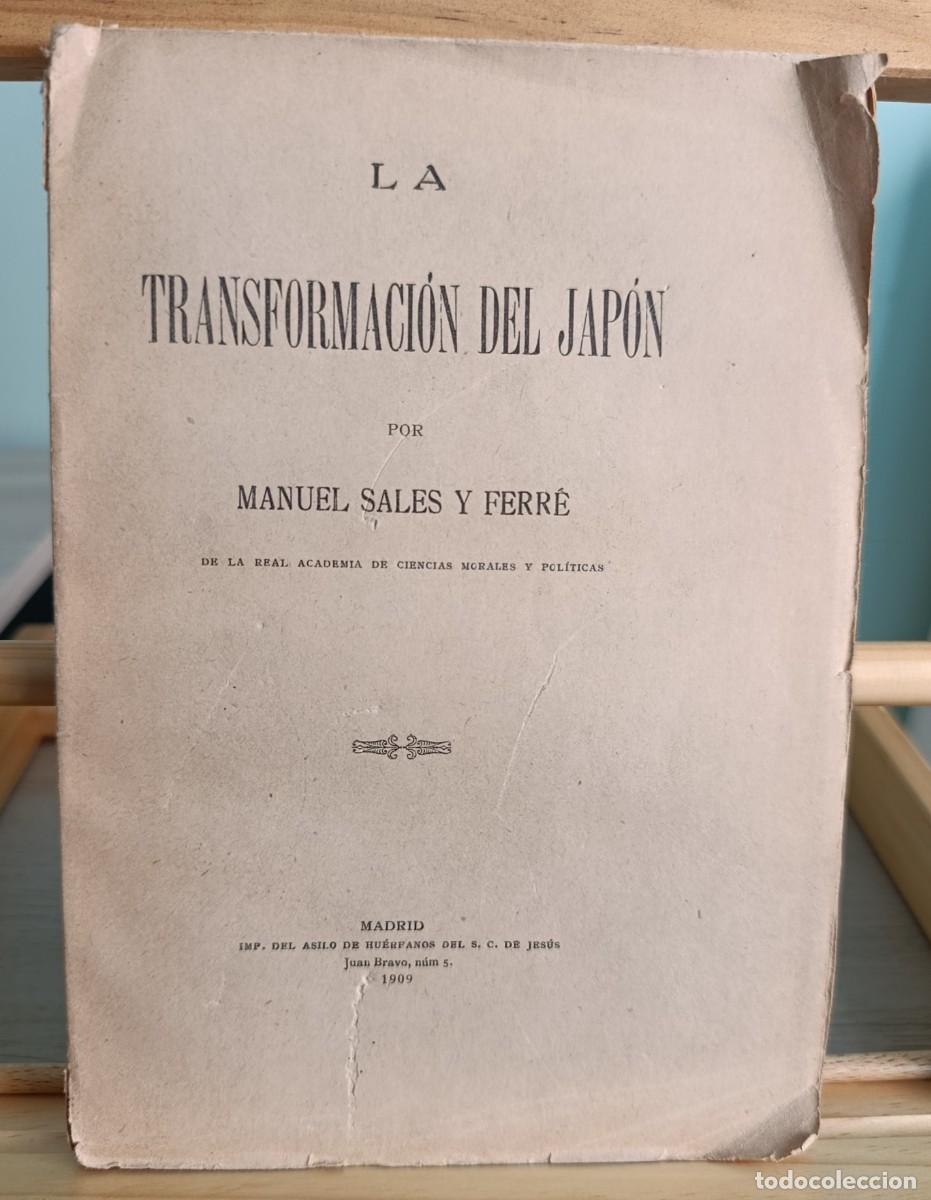 Libros: LA TRANSFORMACI&Oacute;N DEL JAP&Oacute;N. Manuel Sales y Ferr&eacute;