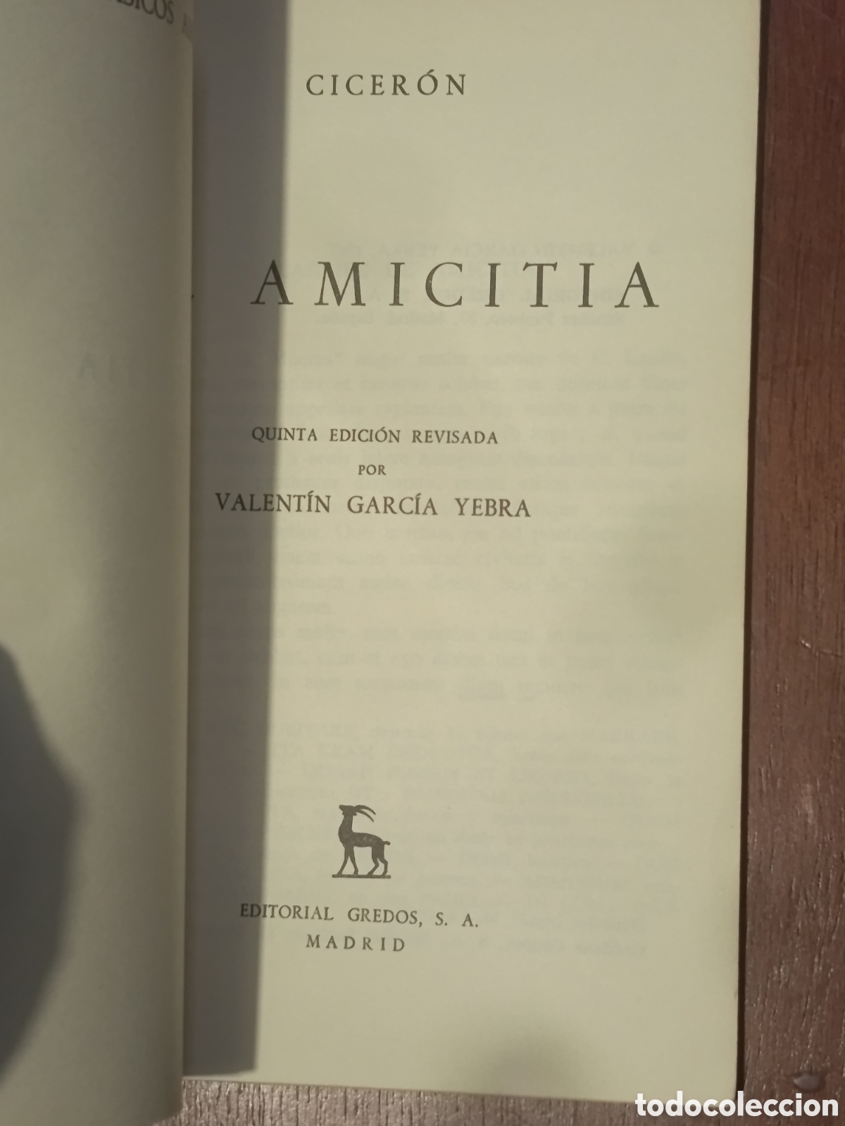 Libros: De Amicitia - Ciceron - Foto 2