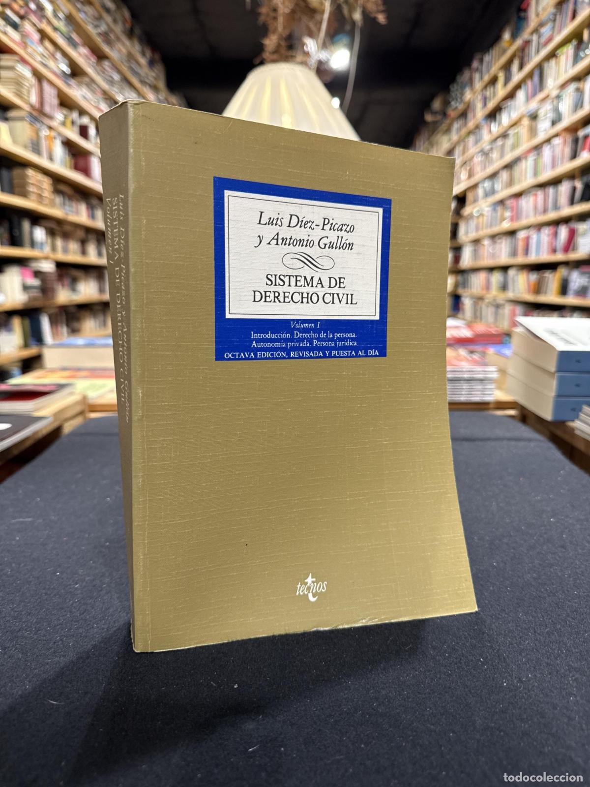 Libros: Sistema de derecho civil. Introducci&oacute;n. Derecho de la persona. Atonom&iacute;a privada. Persona jur&iacute;dica -