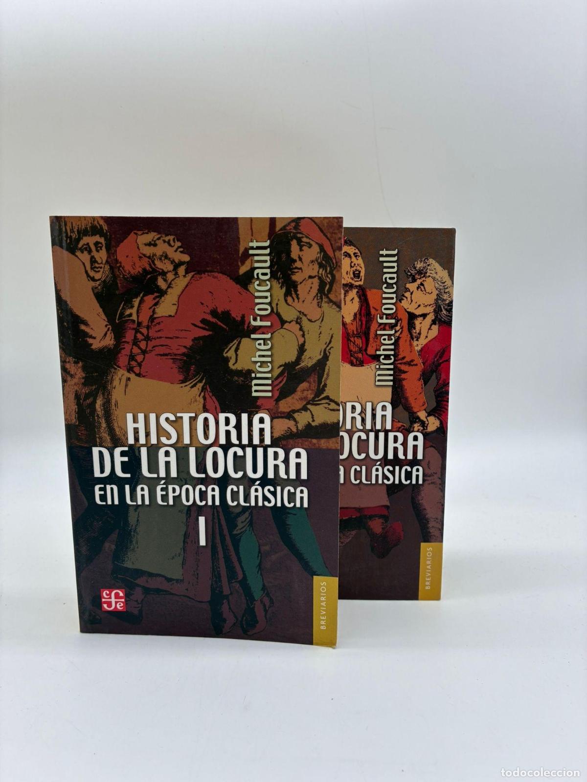 Libros: FOUCAULT, Michel - Hitoria de la locura en la &eacute;poca cl&aacute;sica (2 tomos).