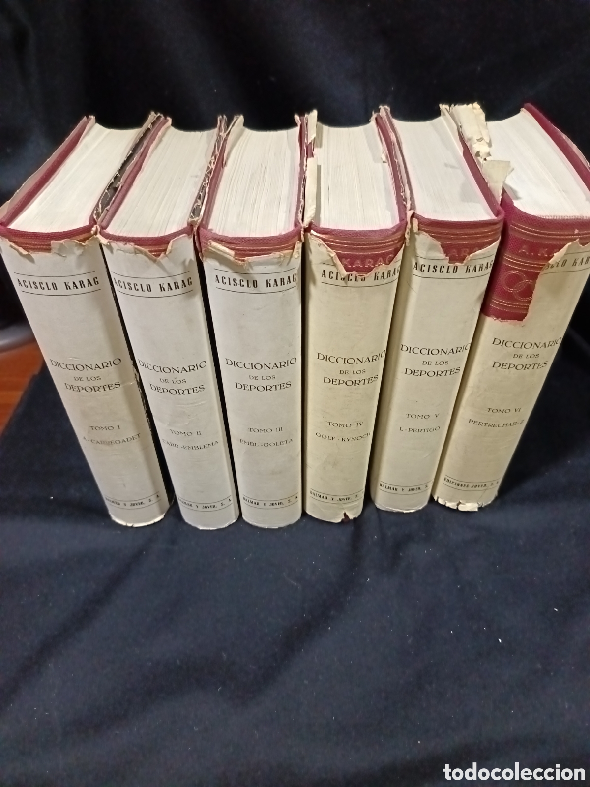 Libros: DICCIONARIO DE LOS DEPORTES ACISCLO KARAG - Foto 2
