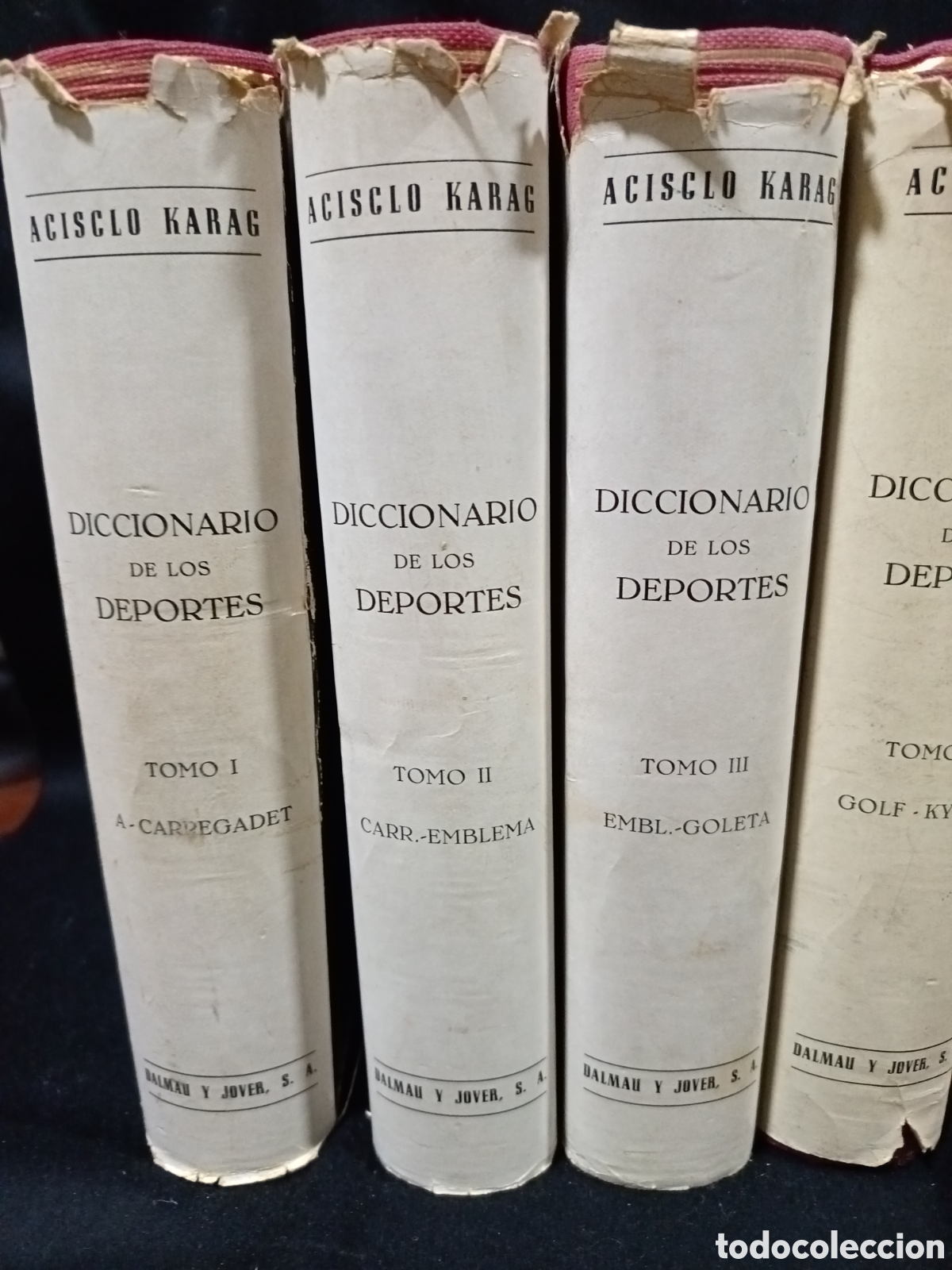 Libros: DICCIONARIO DE LOS DEPORTES ACISCLO KARAG - Foto 3