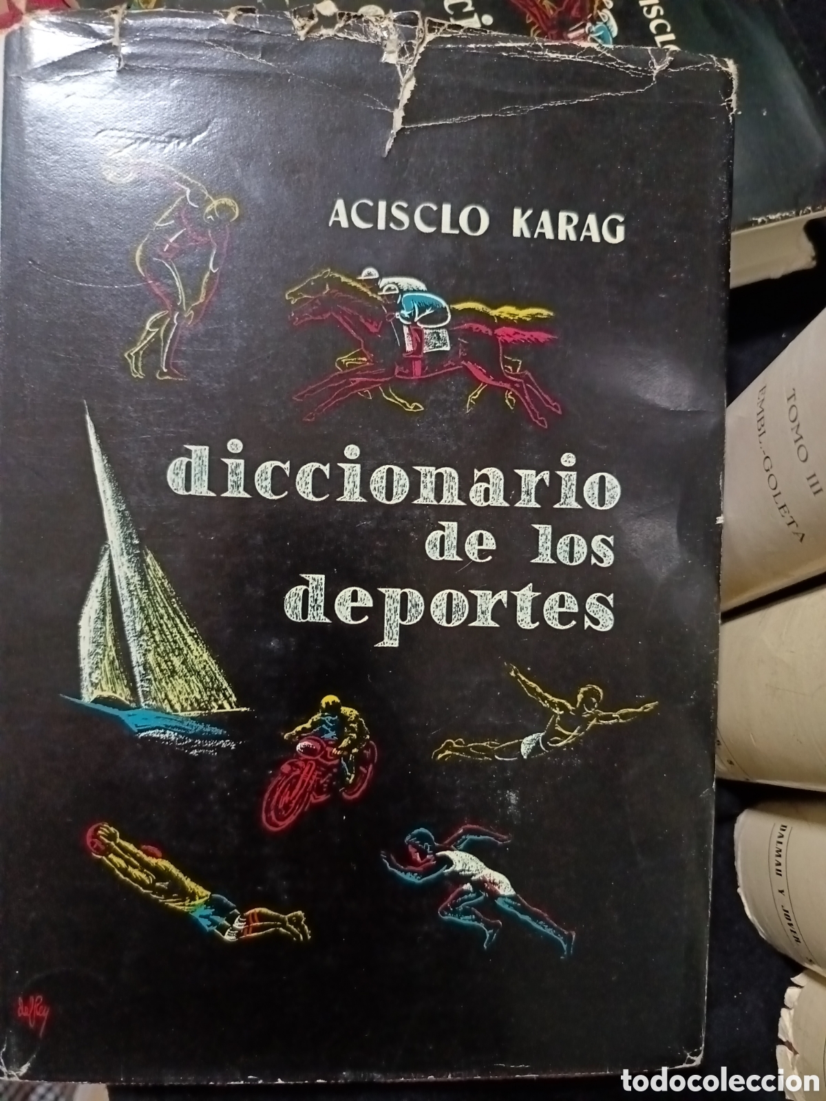 Libros: DICCIONARIO DE LOS DEPORTES ACISCLO KARAG - Foto 5