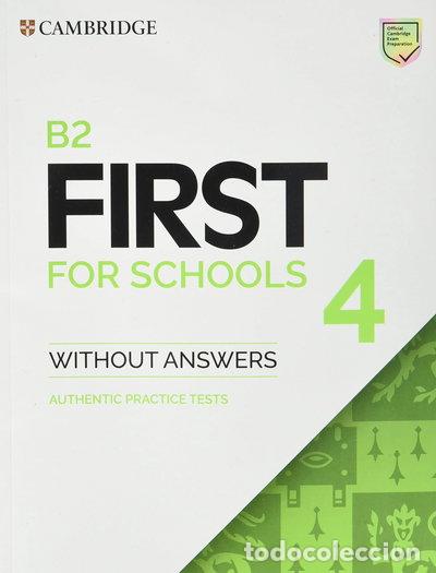 Libri di seconda mano: B2 First for Schools 4 Student's Book without Answers- 9781108748056