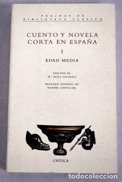 Libros: Cuento y novela corta en Espa&ntilde;a: Edad Media- 9788474239072