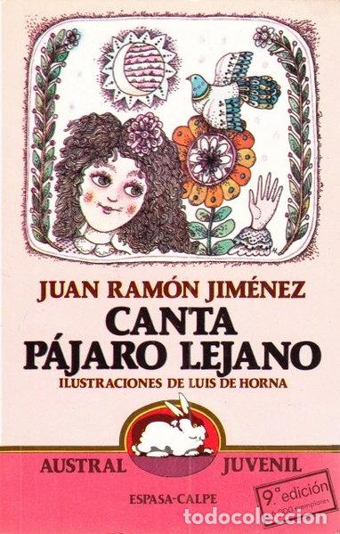 books: Canta p&aacute;jaro lejano- 9788423927012