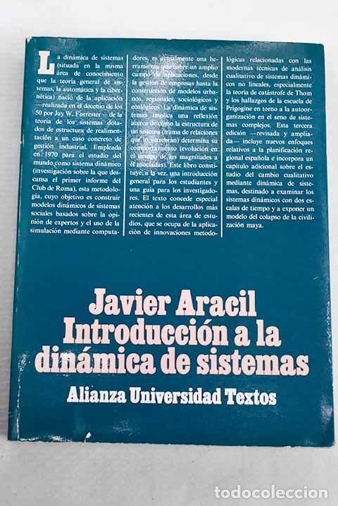 Libros: Introducci&oacute;n a la din&aacute;mica de sistemas.- Aracil, Javier