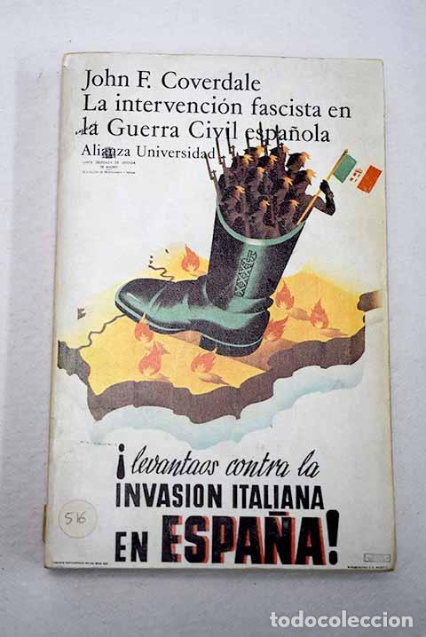 Libros: La intervenci&oacute;n fascista en la Guerra Civil espa&ntilde;ola.- Coverdale, John F.
