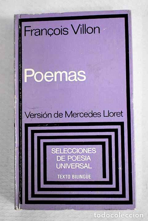 Libros: Poemas: Villon, Francois.- Villon, Francois