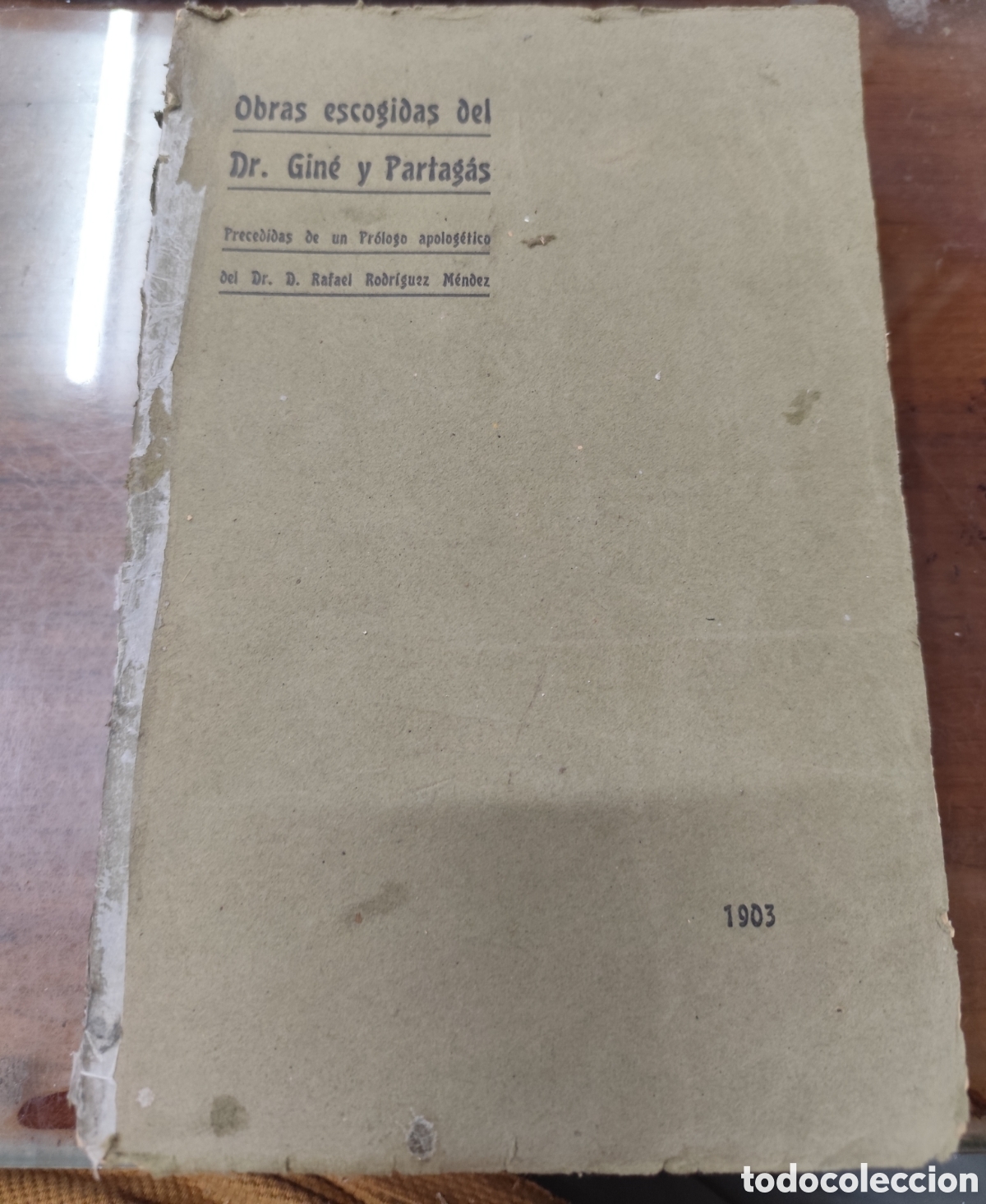 Libri di seconda mano: OBRAS ESCOGIDAS. A&ntilde;o 1903 - GINE Y PARTAGAS