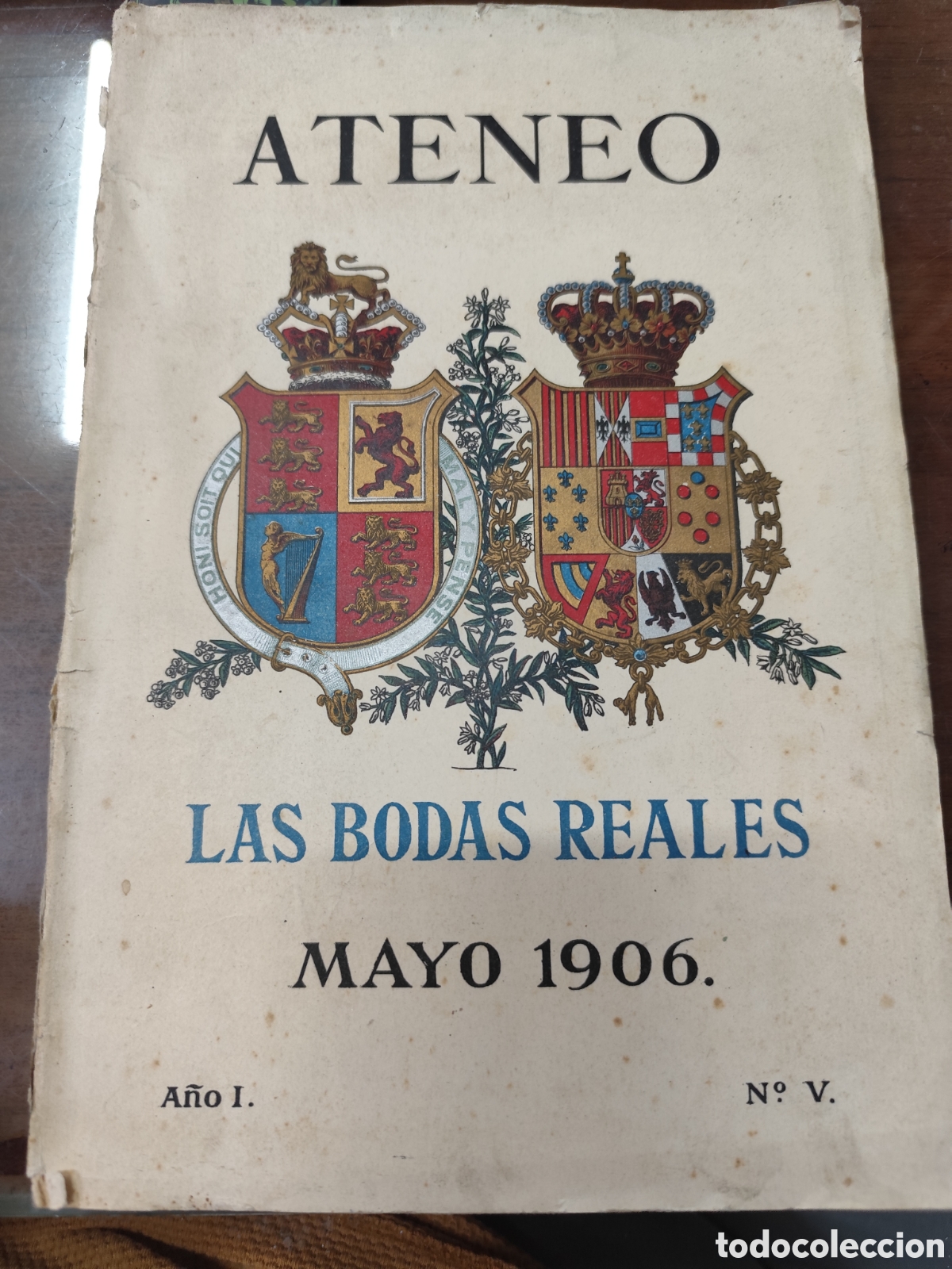 Libri di seconda mano: ATENEO. LAS BODAS REALES. Mayo 1906. A&ntilde;o I. n&ordm; V