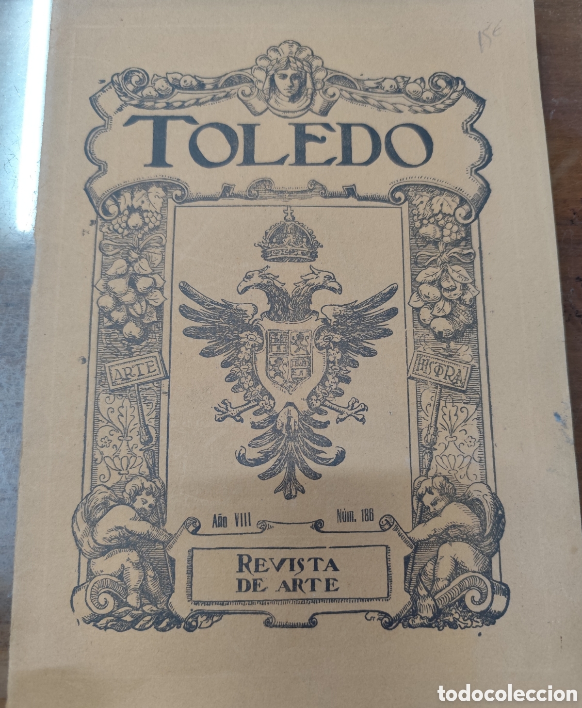 Libros: TOLEDO. Revista de Arte n&ordm; 186. A&ntilde;o 1922 - CAMARASA.Santiago ( Director Gerente )