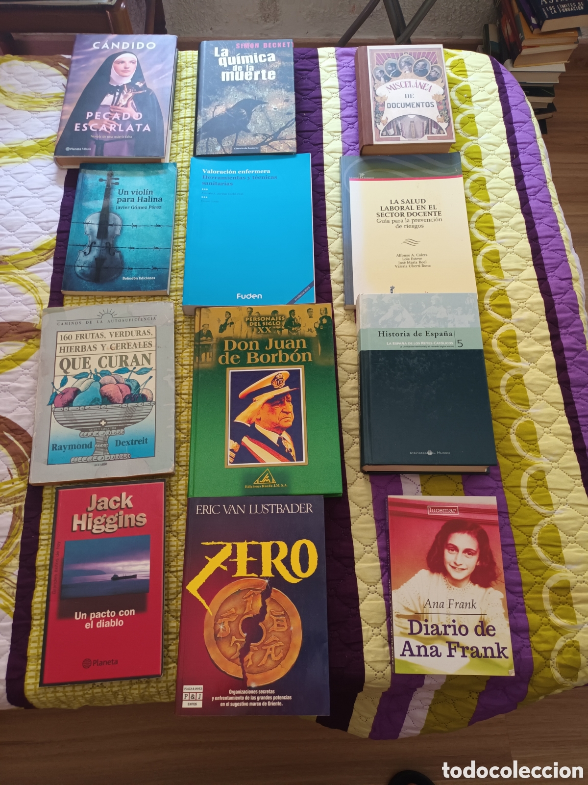 Libros: LOTE DE 12 LIBROS DISTINTOS TITULOS Y FECHAS - Foto 1
