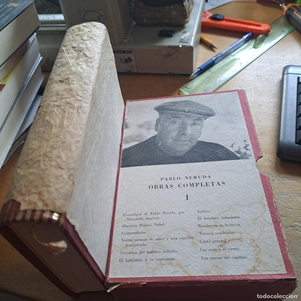Libros: Obras Completas I Neruda, Pablo CON ESTUCHE MUY BUEN ESTADO TAPA DURA Losada. 1962. DE