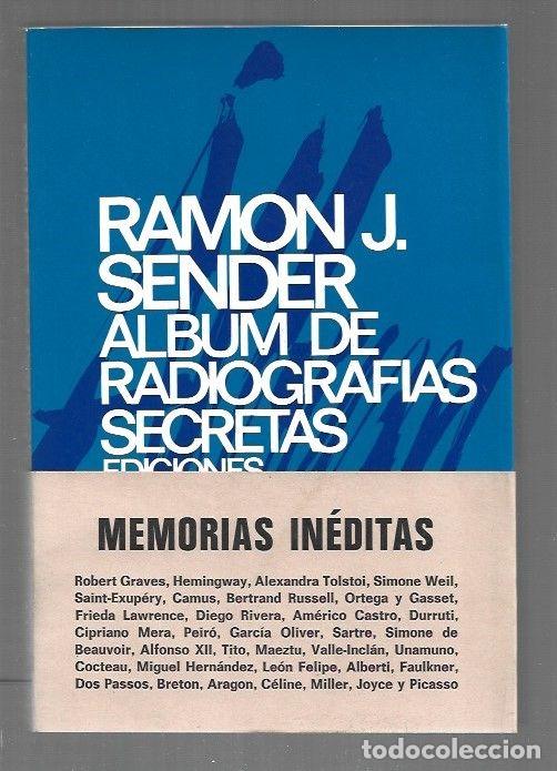 Libros: ALBUM DE RADIOGRAFIAS SECRETAS - SENDER, RAMON J.