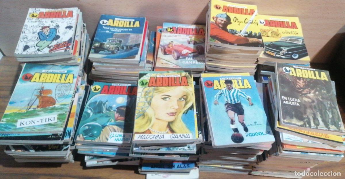 B&uuml;cher: AA.VV. - COLECCI&Oacute;N ARDILLA (LOTE DE 201 BOLSILIBROS)