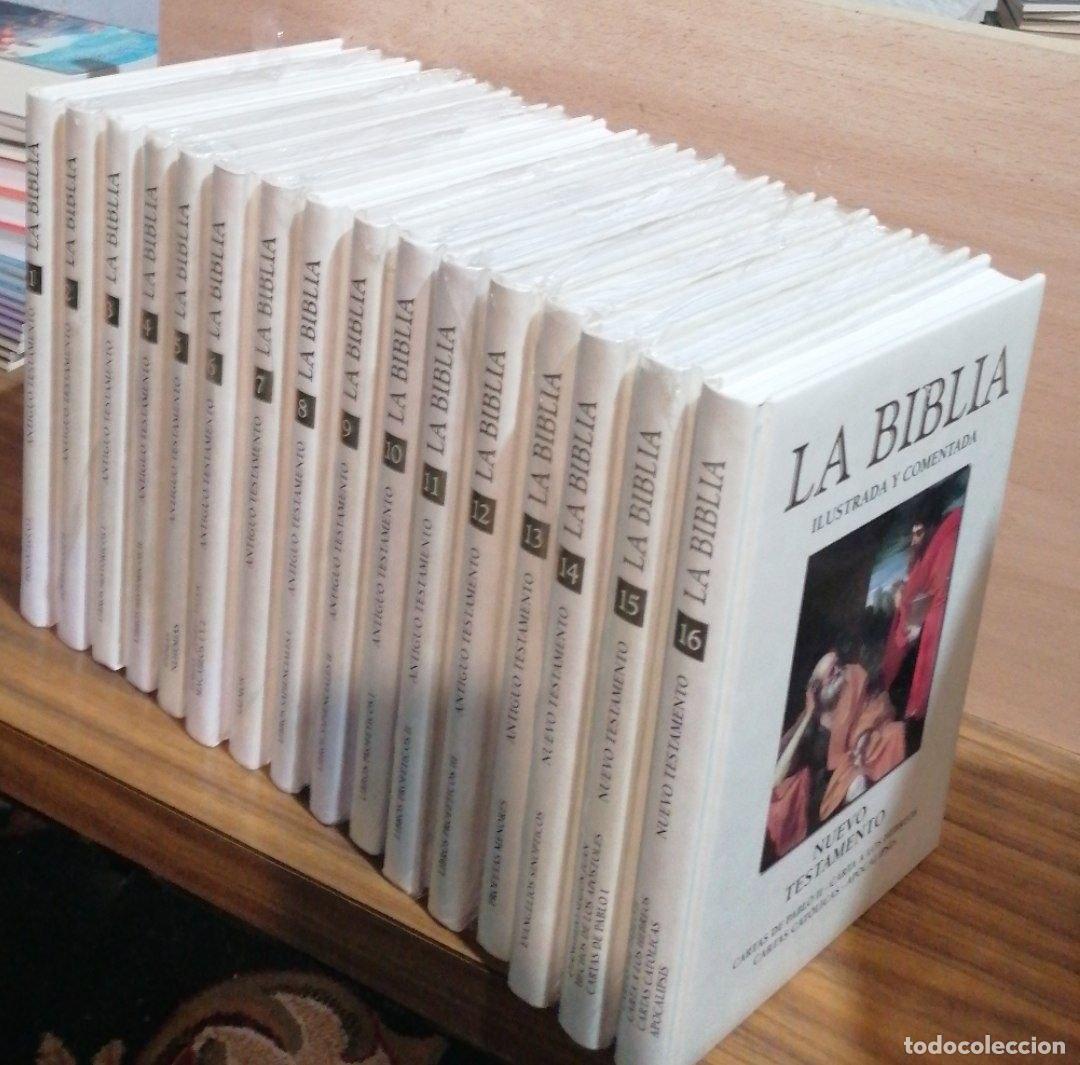 Libri di seconda mano: BIBLIA - LA BIBLIA ILUSTRADA Y COMENTADA (16 VOLUMENES)