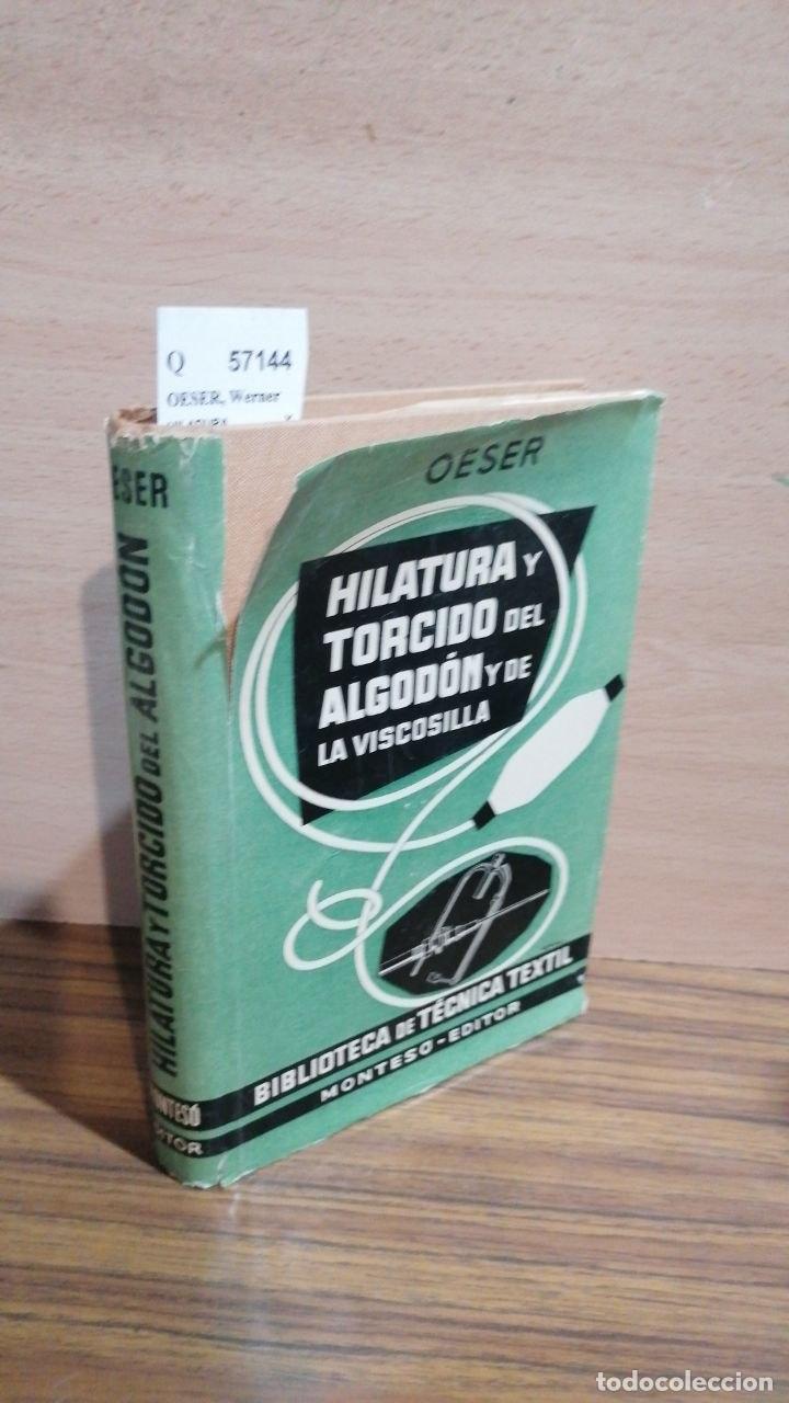 Libros: OESER, Werner - HILADURA Y TORCIDO DEL ALGODON Y DE LA VISCOSILLA - Foto 1