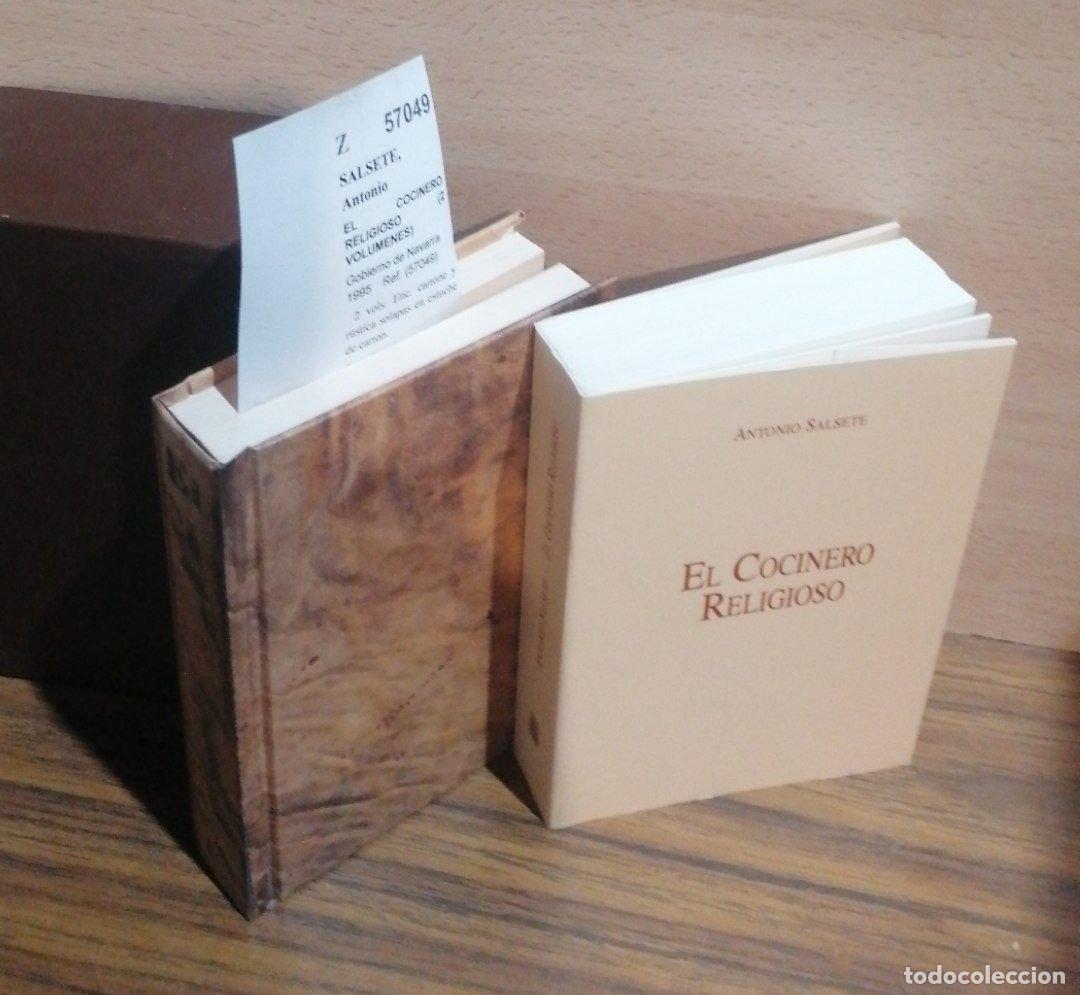 B&uuml;cher: SALSETE, Antonio - EL COCINERO RELIGIOSO (2 VOLUMENES)