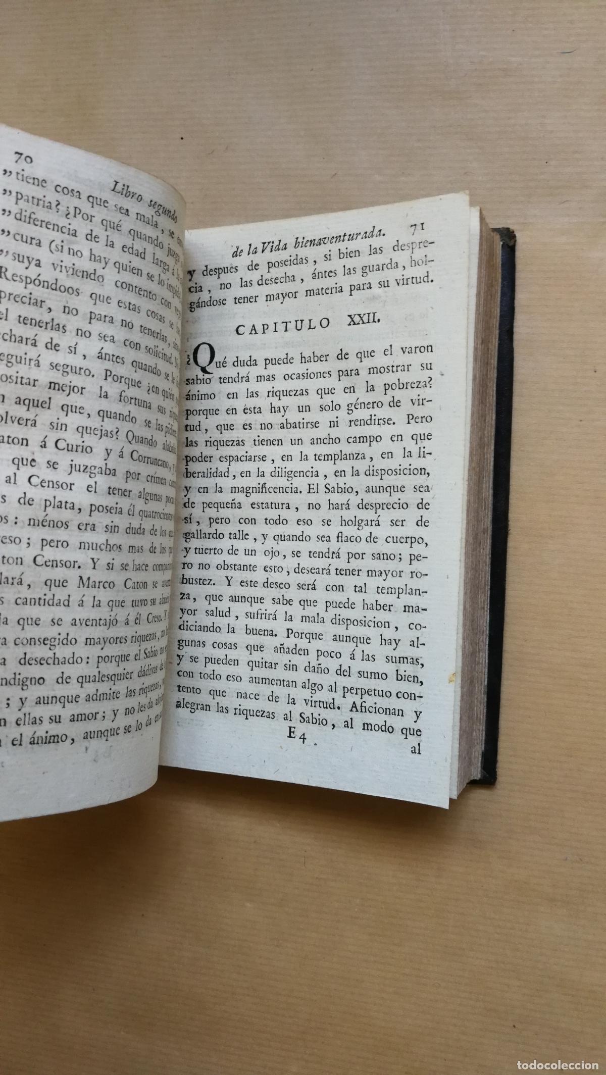 Libros: &rdquo;Los Siete Libros de Seneca, de la Divina Providencia .&rdquo; - S&eacute;neca. - Foto 5